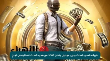 طريقة شحن شدات ببجي موبايل بأمان 100% مع هدية شدات إضافية في ثوانٍ